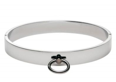 Chrome Slave Collar Small/Medium