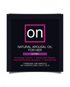 On For Her Arousal Oil Ultra - Single Use Ampoule