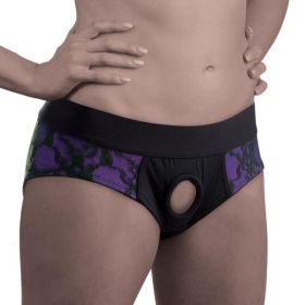 Lace Envy Crotchless Panty Harness - Lxl