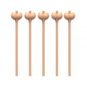 Boobie Straws Beige 6 Pack