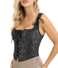 Corset Tops for Women Going Out Fashion Womens Sexy Vintage Overbust Corset Tops for Women Women's Renaissance Style Lace-Up Corset Camisole